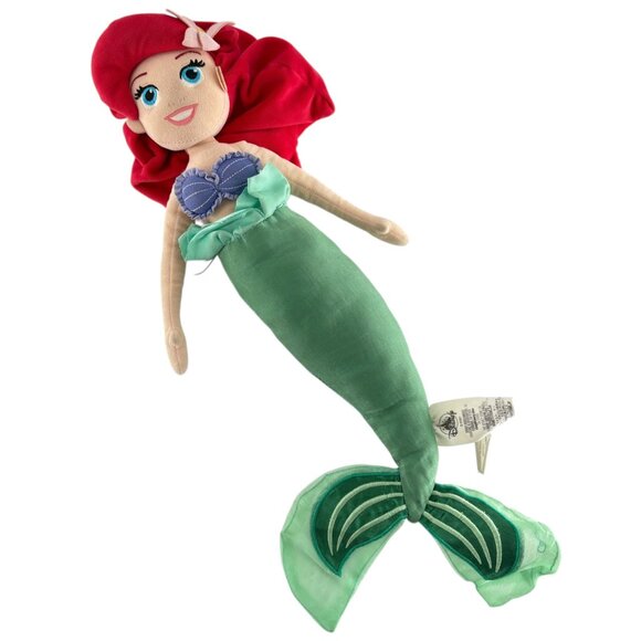 Disney Princess Plush Dolls Set Cinderella Belle Ariel Rapunzel Aurora - Picture 7 of 16